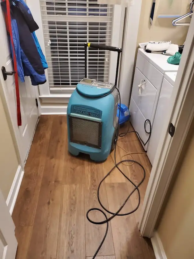 Commercial dehumidifier deployed for Flood Damage Cleanup in Mesa