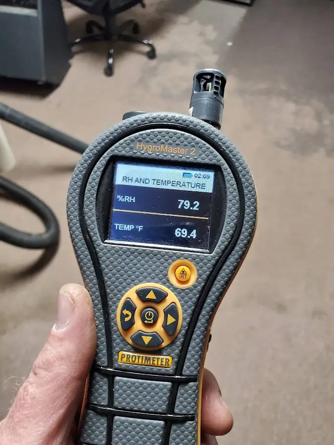 Moisture meter humidity assessment for Mold Remediation & Removal in Mesa
