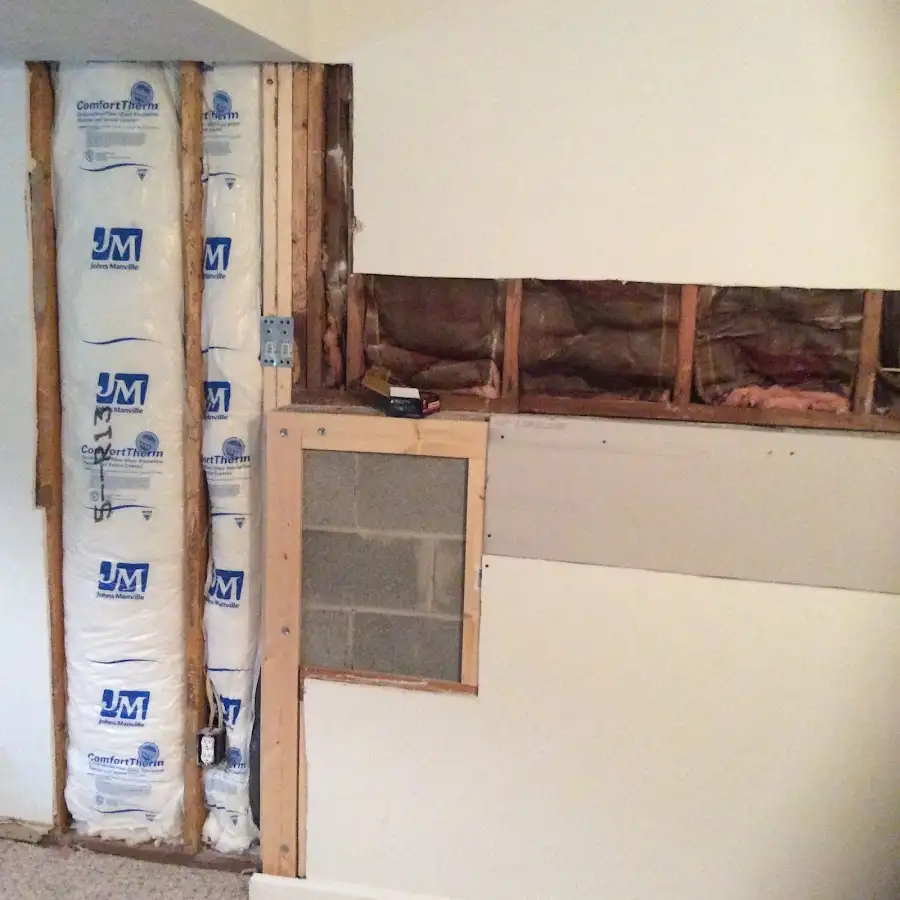 Wall insulation replacement during Structural Drying in Mesa